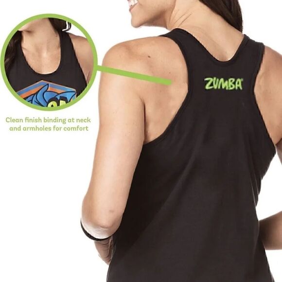 ZUMBA Rythms Bachata Bull Dog Tank nwt available in M,L, XL - Picture 6 of 7
